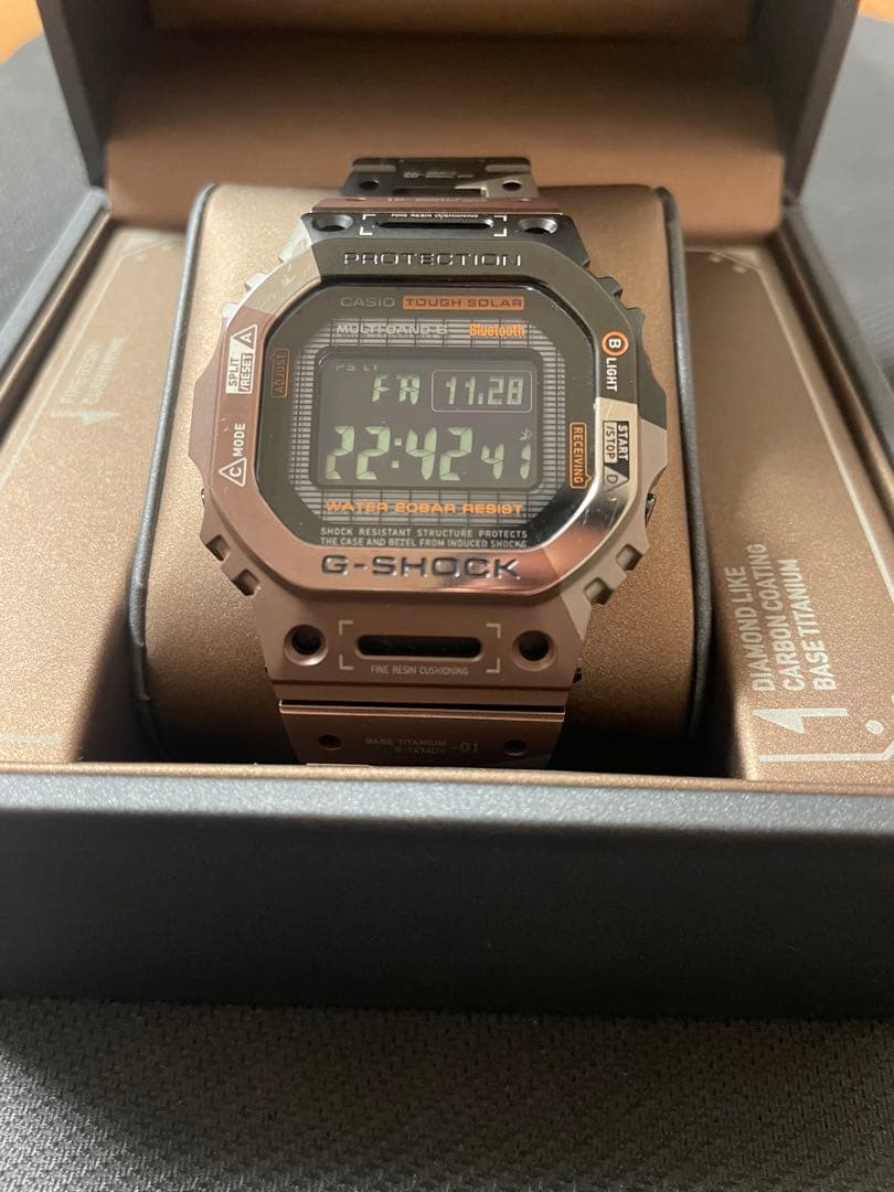 カシオ G-SHOCK 電波時計 GMW-B5000TVB-1JR TI