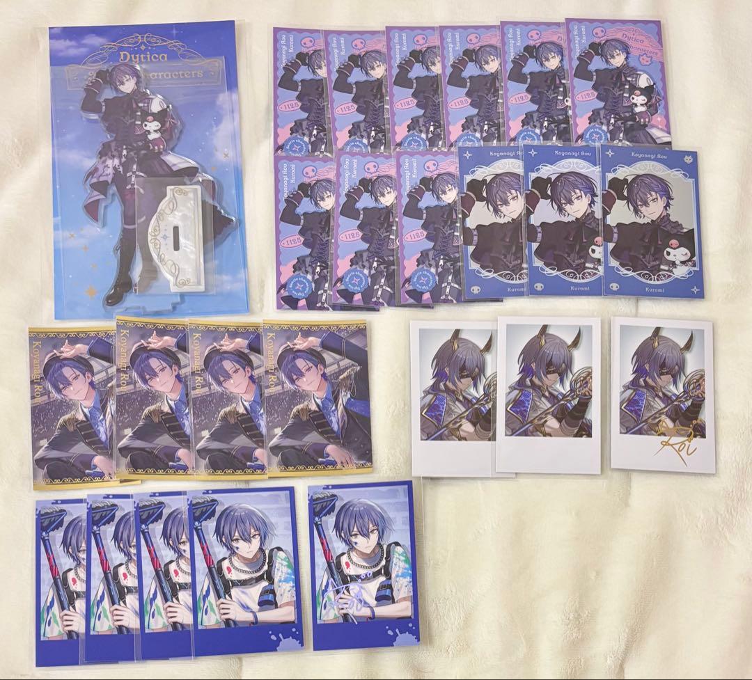 小柳ロウ　サンリオ　ビジュアルカード　1周年　ウェルカム　チェキ　アクスタ