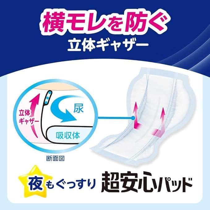 リリーフ テープ式おむつ用パッド 超安心10回分 30枚　４パックまとめて