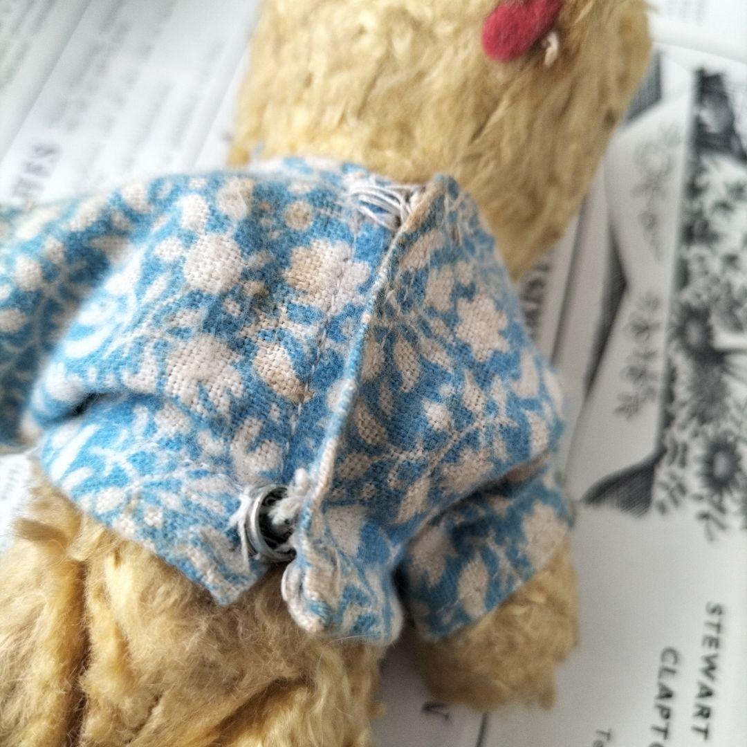 ★注意★出品は左のベアのみ。右のベアは販売済み　イギリス　ビンテージ　ベア