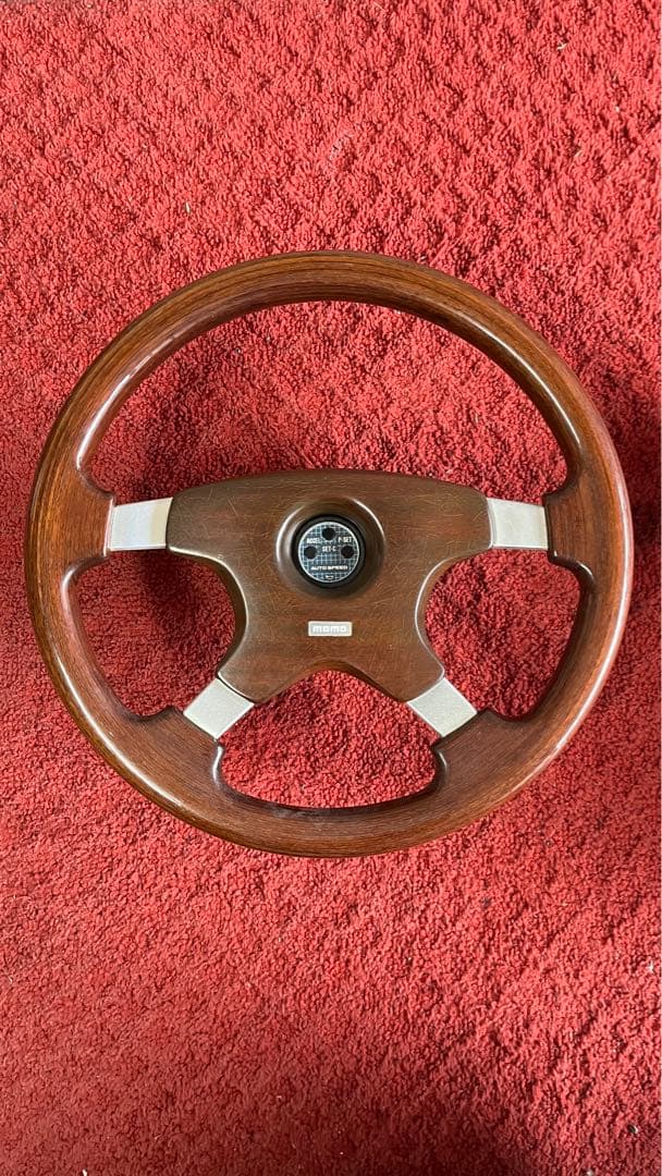 【MOMO】モモ　ステアリング/ウッド調