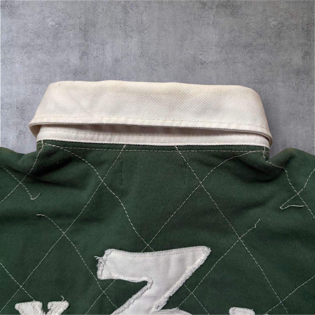 Polo Ralph Laurenラガーシャツエンブレム刺繍ナンバリング長袖　L