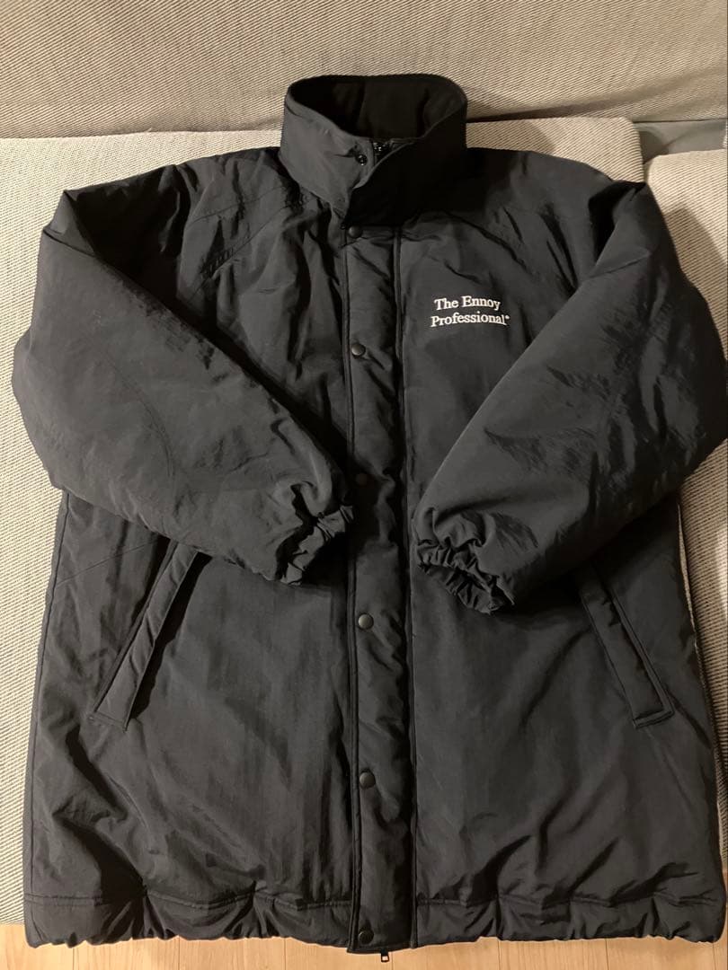 ジャケット・アウター ENNOY PADDED NYLON BENCH COAT L 2025