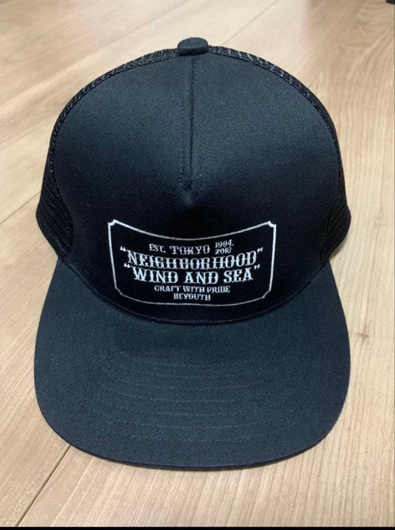 NEIGHBORHOOD WIND AND SEA ブラックキャップ