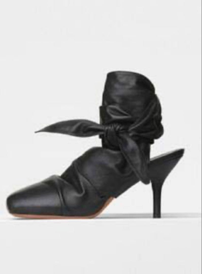 【新品☆未使用】CELINE セリーヌ フィービー期バックレスラムレザーパンプス