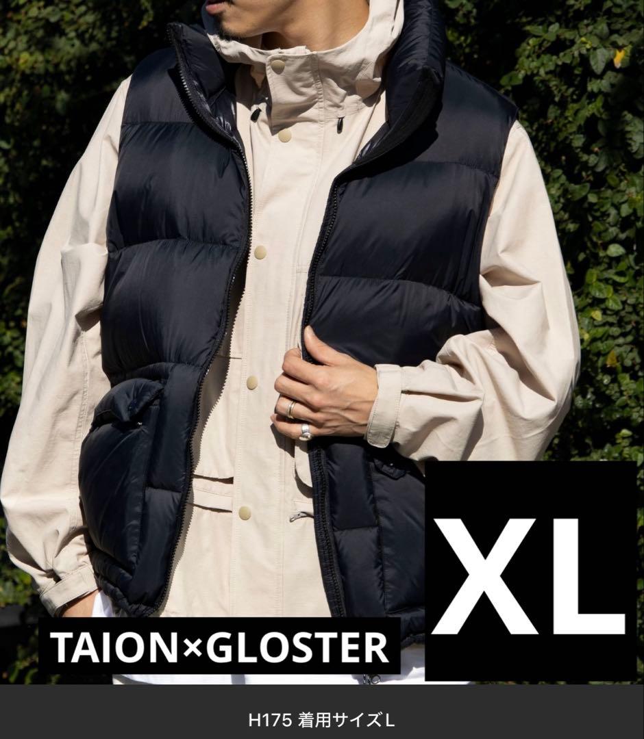 新品未使用　TAION GLOSTER別注　ボリュームダウンベスト　XL