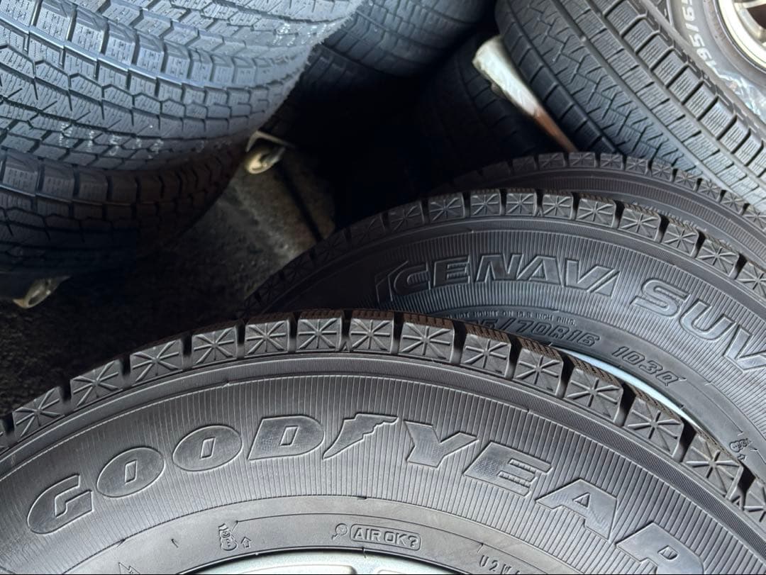 ◇送料込み◇ 225/70R16 中古スタッドレス新品ホイール4本