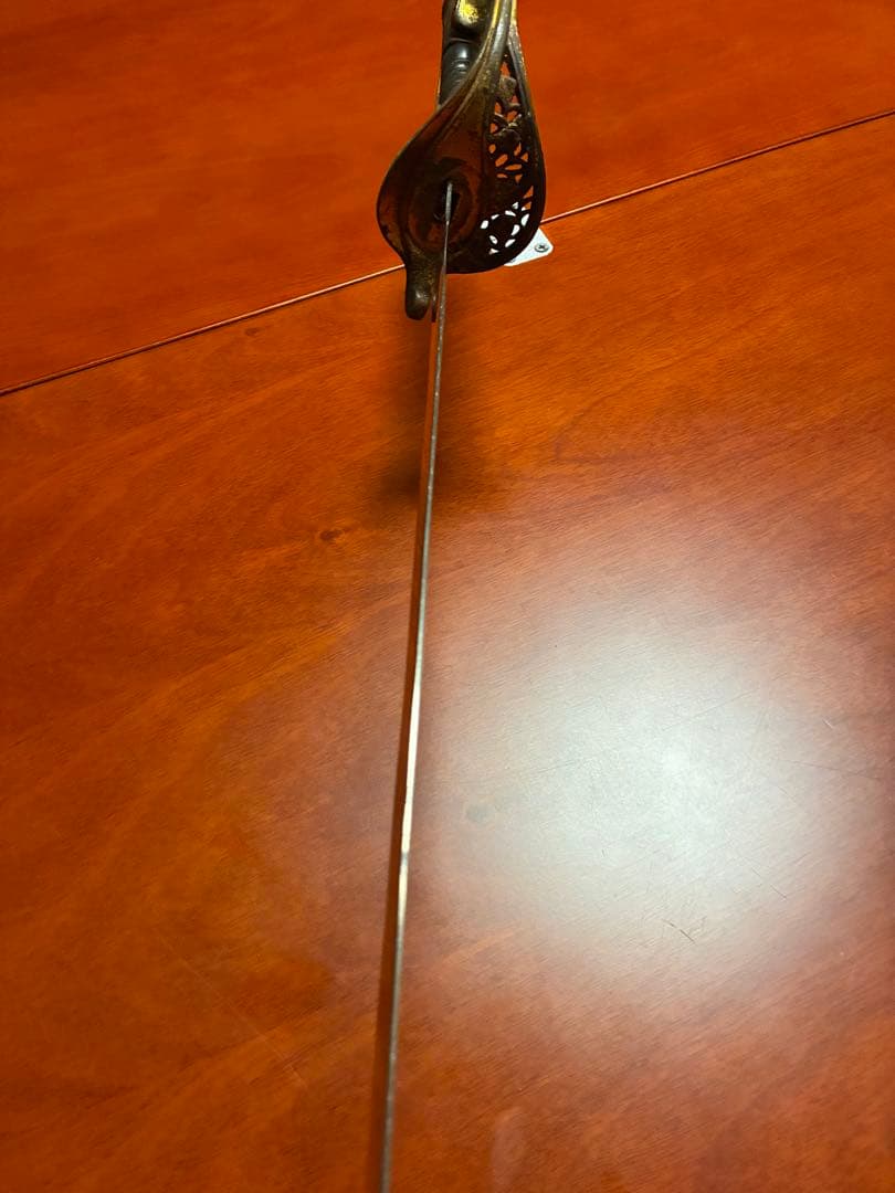 指揮刀　サーベル　模造刀　軍刀　武具　陸軍　日本刀　銃剣　2点セット