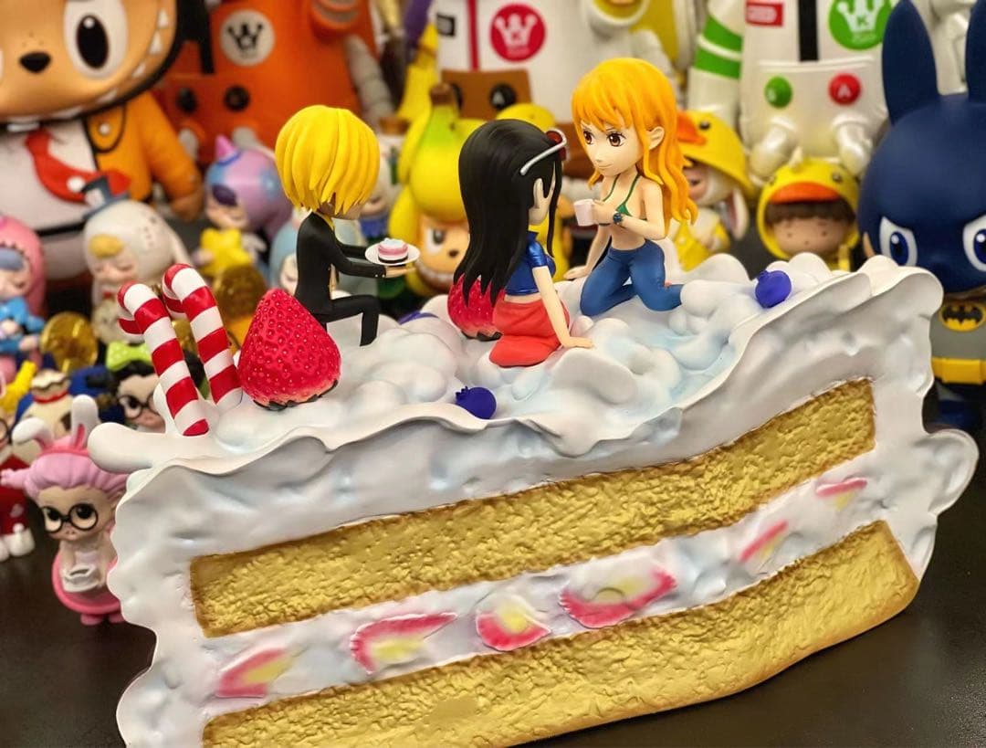 ONE PIECE  麦わらの一味 ケーキ  ガレージキット ガレキ スタチュー