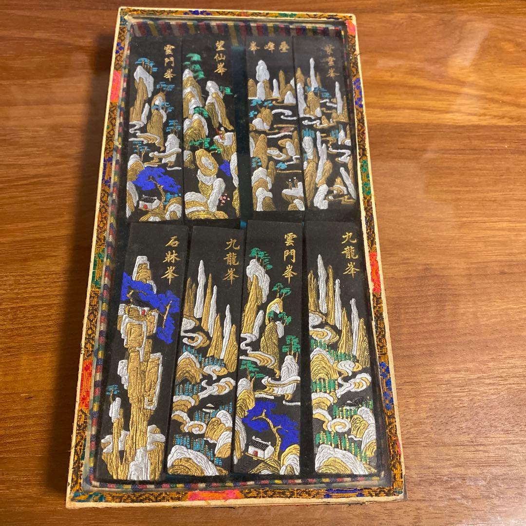 中国の墨、八個セット