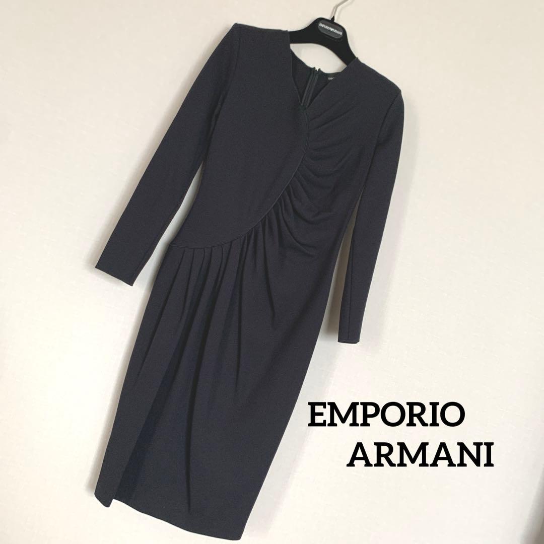未使用に近い　EMPOLIO ALMANI 長袖　ワンピース 40