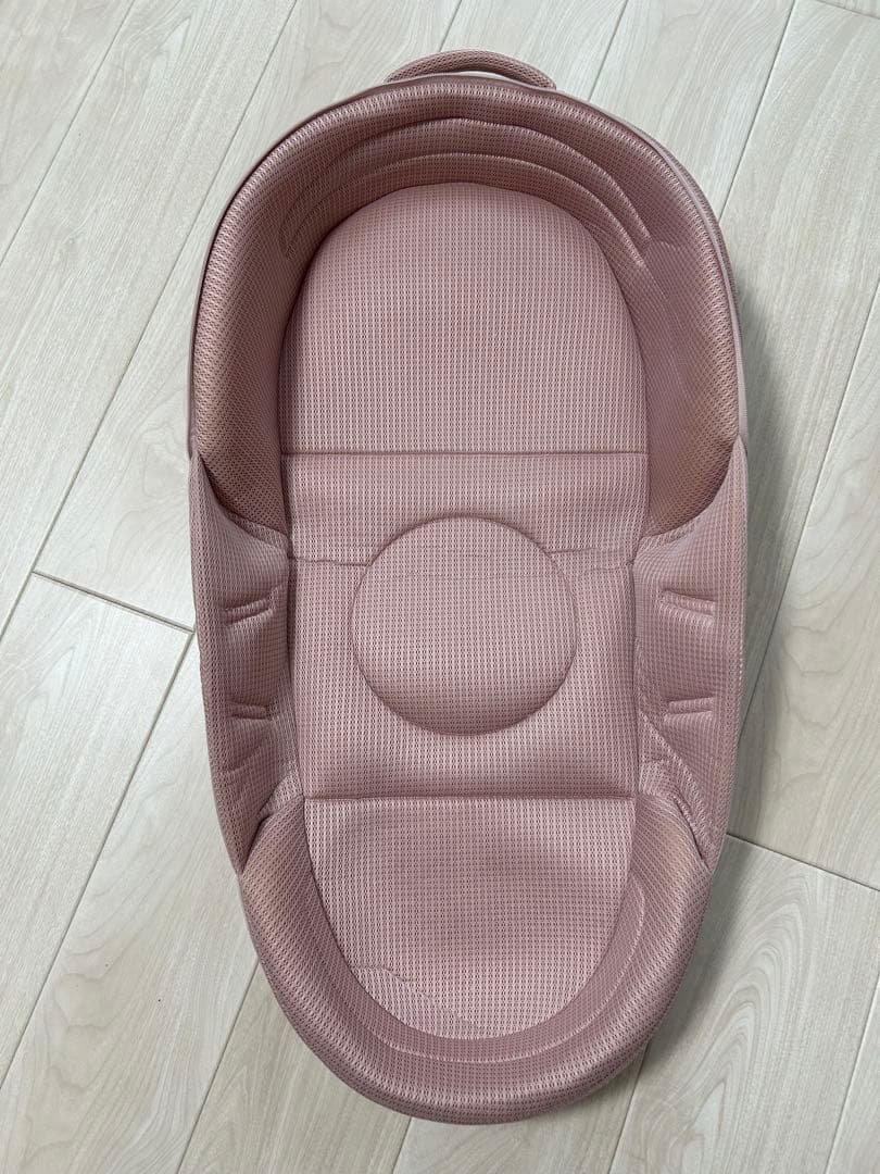 【ネオママイズム】ベビーベッド 折りたたみベッド ピンク