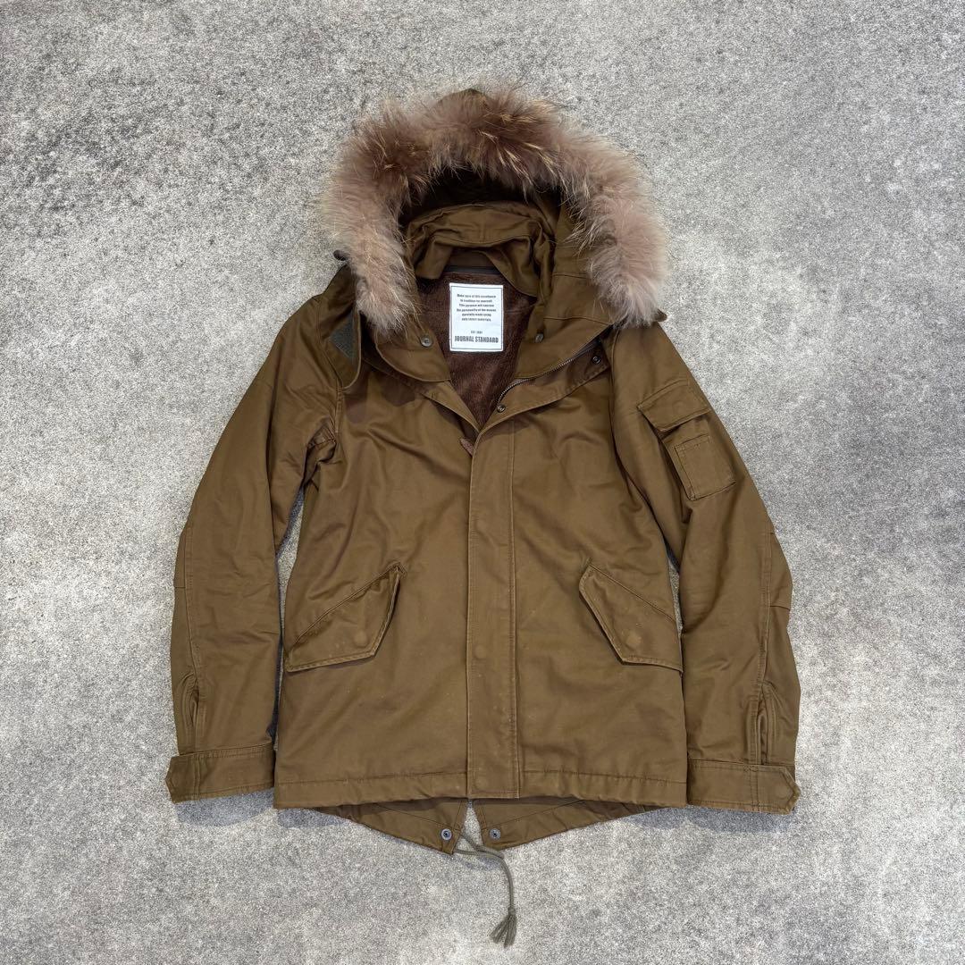 JOURNAL STANDARD ファーフード モッズコート M ミリタリー