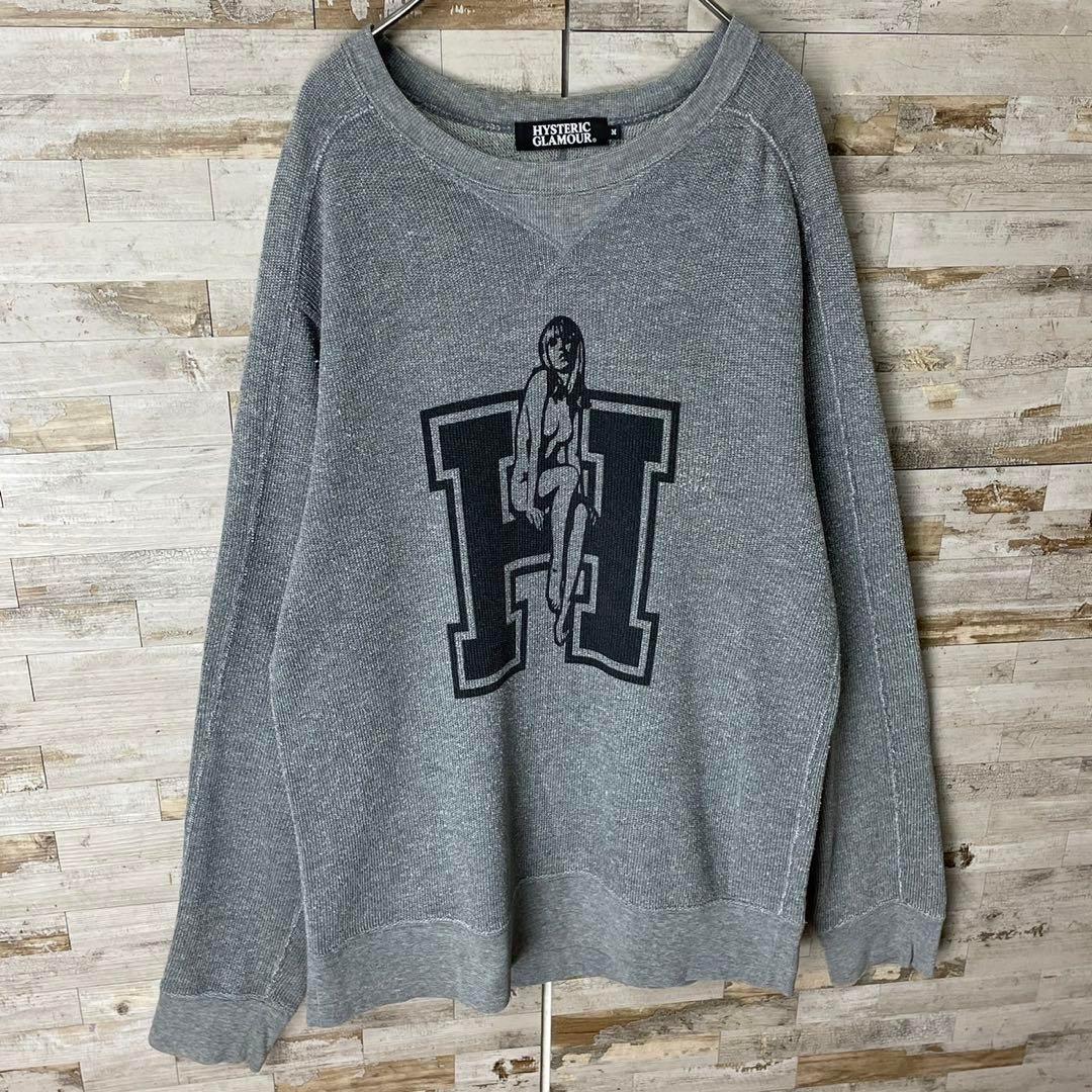 2671 U【人気モデル】ヒステリックグラマー☆ヒスガール ビッグロゴ 綿ニット