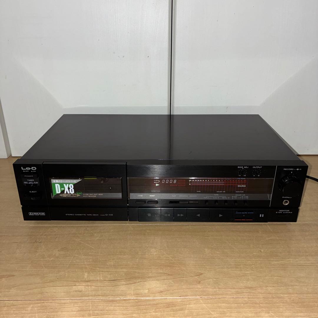 LO-D 日立カセットデッキ D-X8 オーディオ