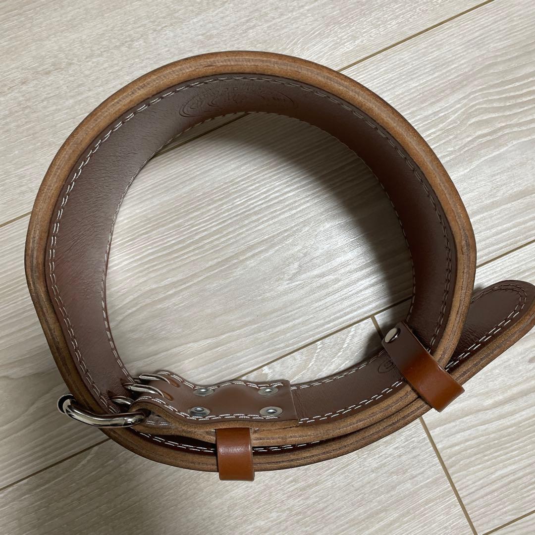 GOLD’S GYM ゴールドジム プロレザーベルト【Sサイズ】