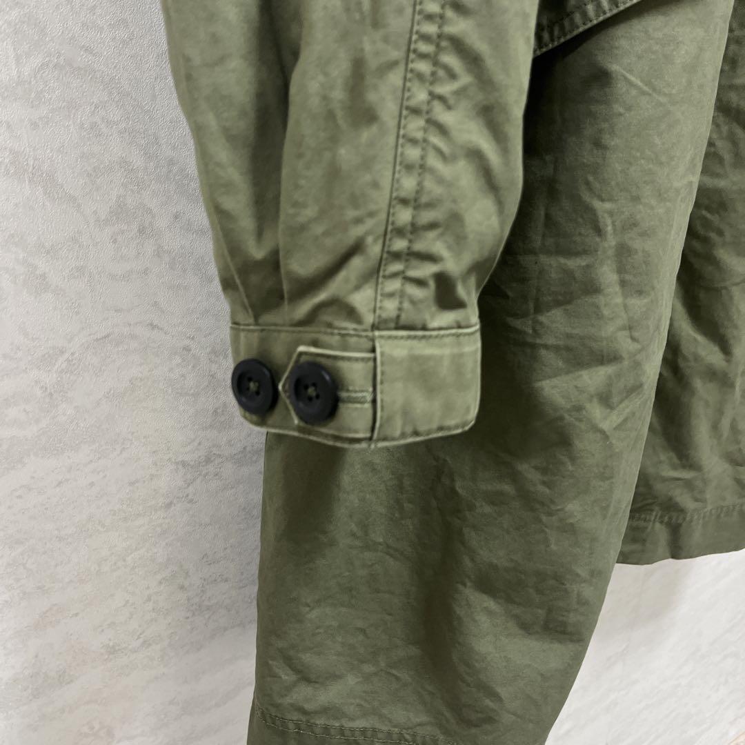 『MHL.』フーディーコート/インナーダウン取外し/ユニセックス/オリーブ/Ⅱ