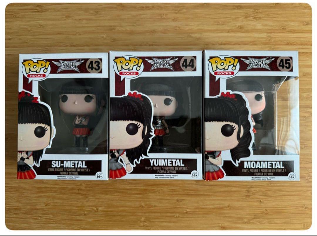 新品未開封★BABYL FUNKO POP! ROCKS 3体セット