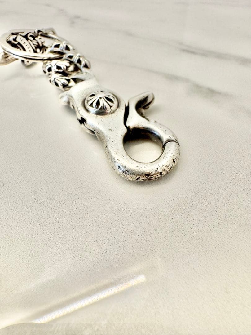 クロムハーツ　エクストラファンシーチェーン　ショートクリップ　キーホルダー