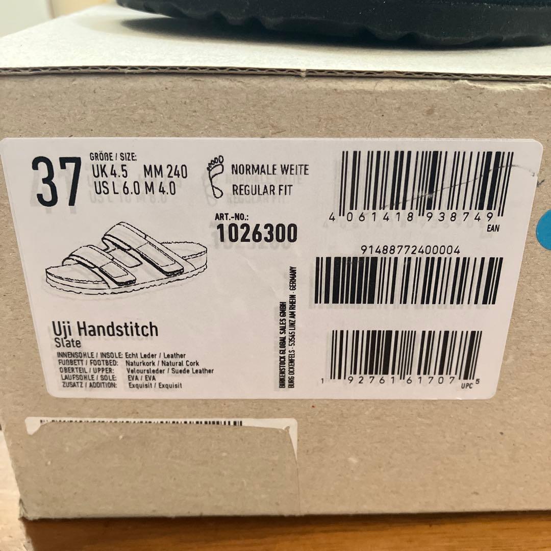 【試着のみ】BIRKENSTOCK×TEKLAビルケンシュトック37 Uji 黒