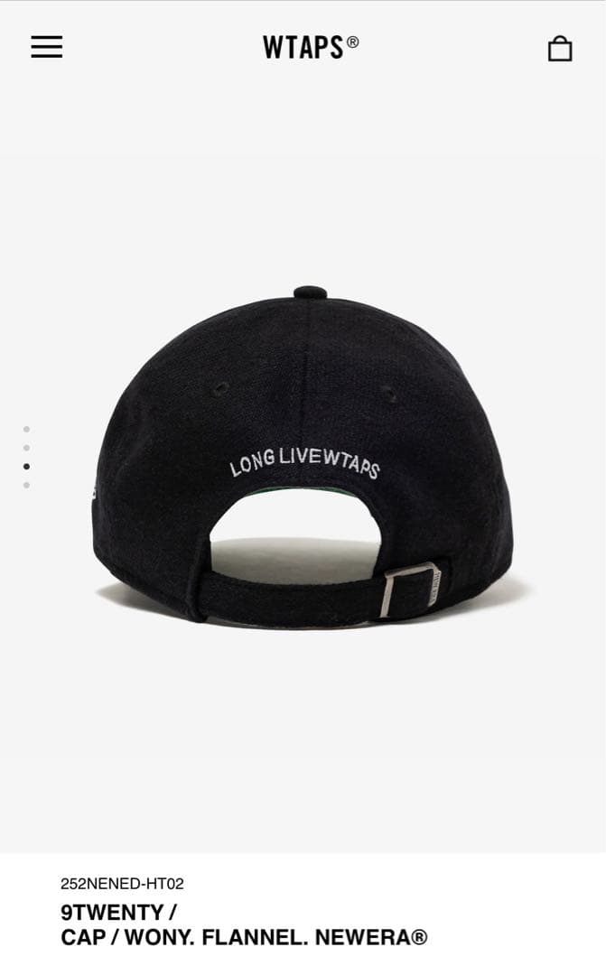 定価以下　WTAPS 9TWENTY ブラック キャップ