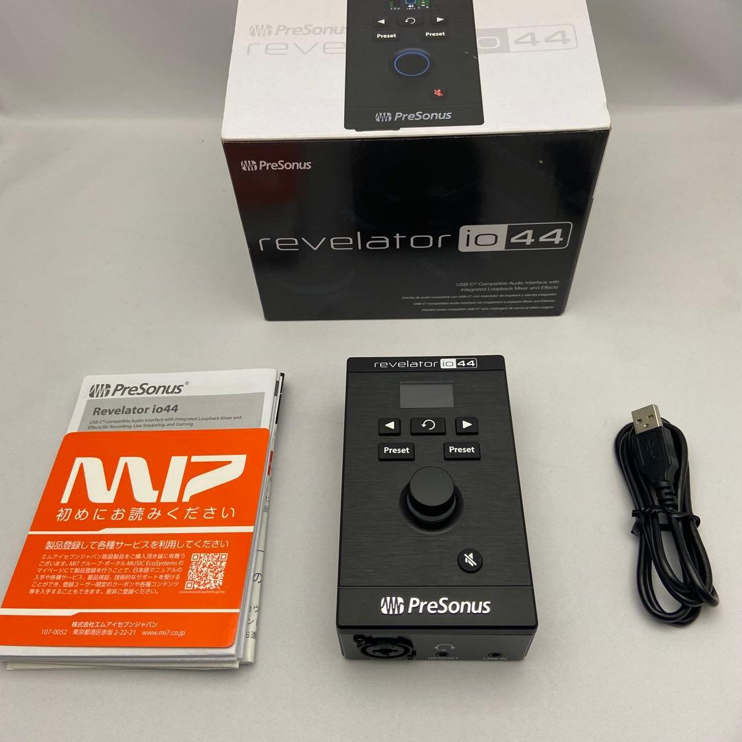 PreSonus Revelator io44 オーディオインターフェース 配信