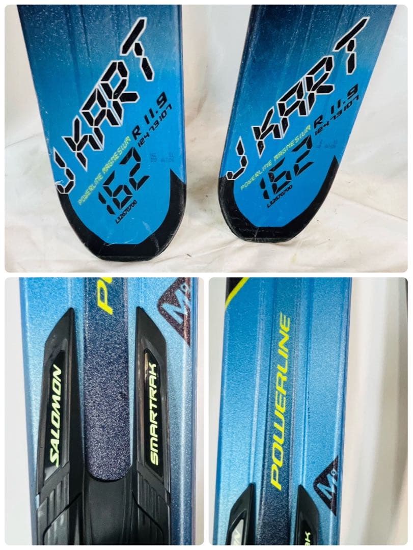 【良品】 SALOMON J KART POWER LINE 162 スキー板