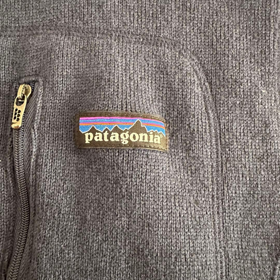 【極美品】patagonia フリースベスト ネイビー M