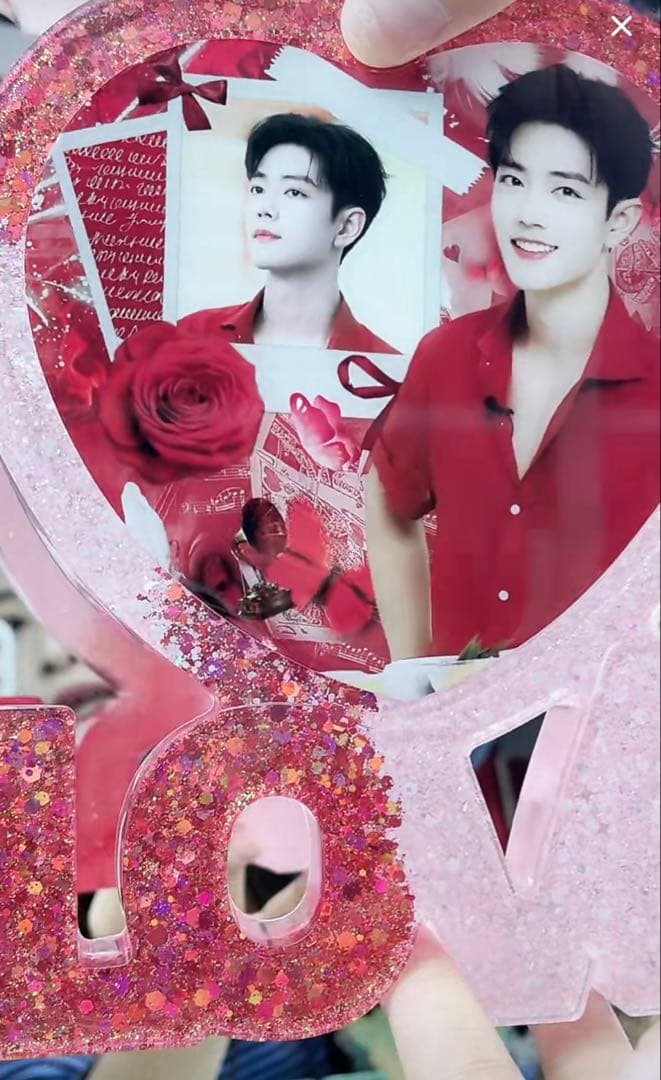 新作 肖戦 超大Loveスタンド　置物 8点セット❣️確認用❣️0108