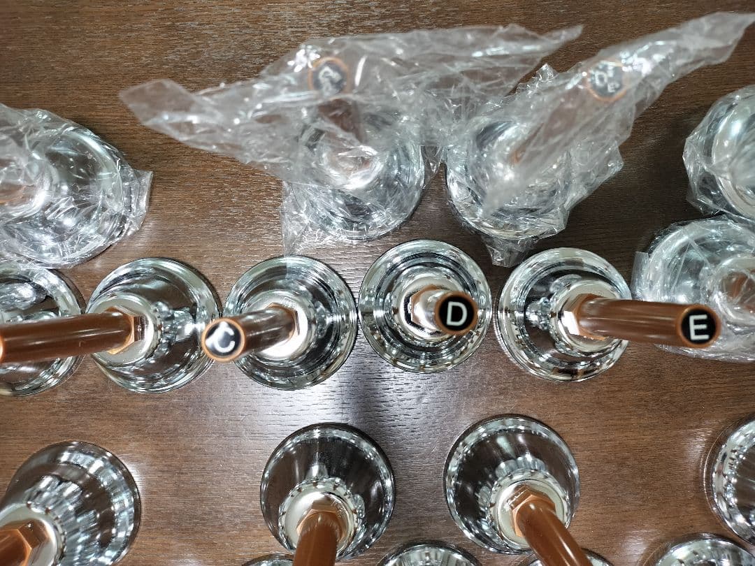 まる様【美品・一部新品】ウチダ　ミュージックベル　MB-S 23音組　ハンドベル