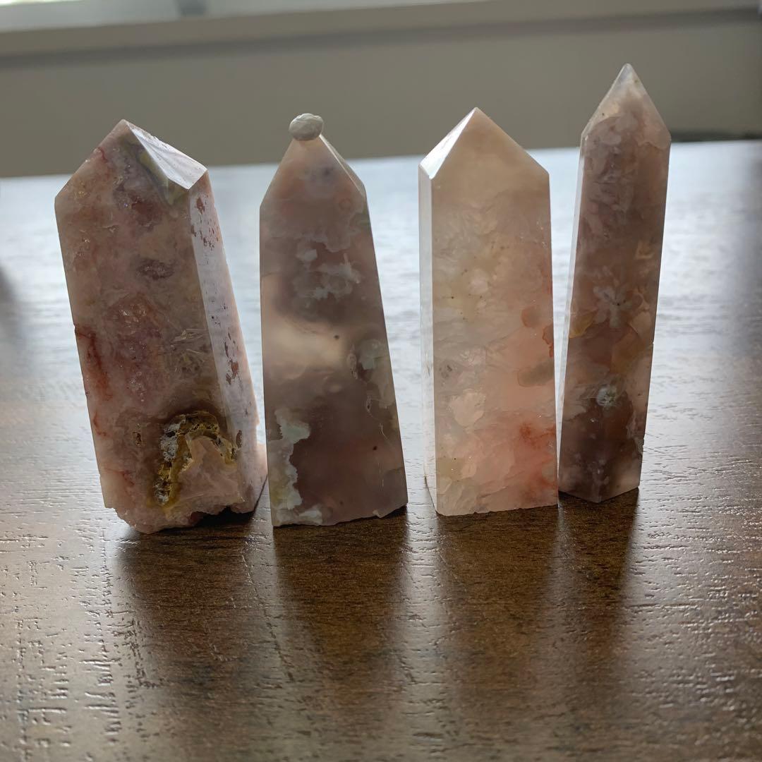 ピンクアメジスト＆桜瑪瑙セット