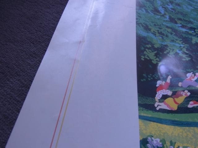 未使用品　非売品　ポスター　ヒロ・ヤマガタ　森の蝶々　アート　山形博導