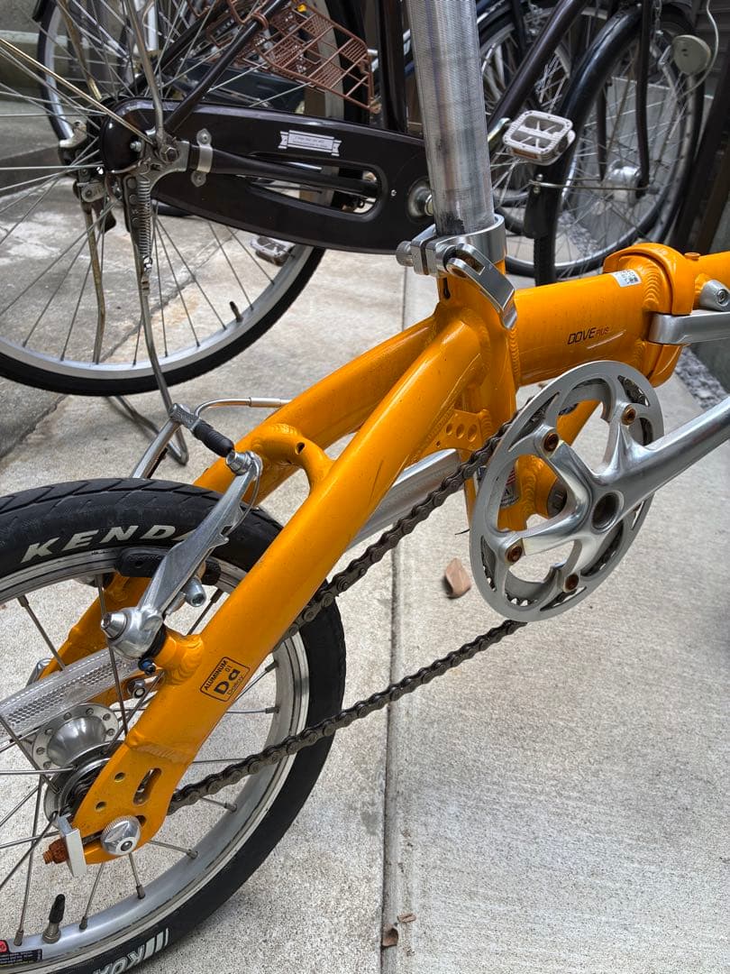 DAHON dove plus折りたたみ自転車 オレンジ