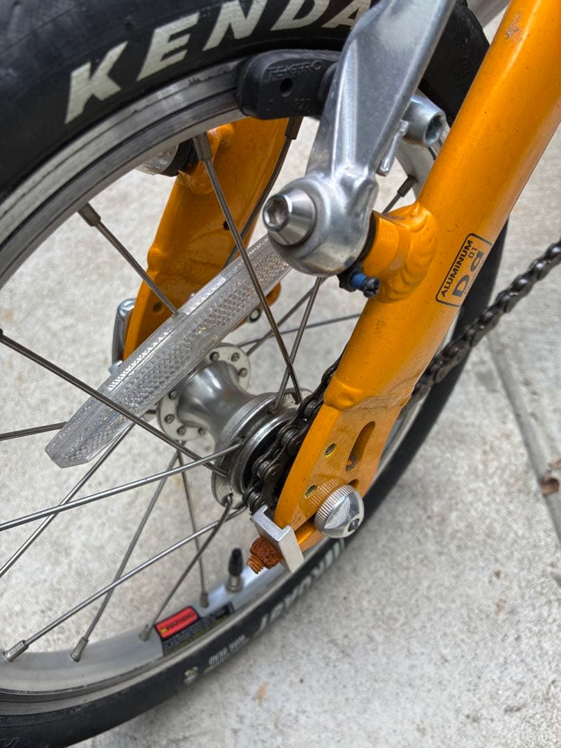 DAHON dove plus折りたたみ自転車 オレンジ