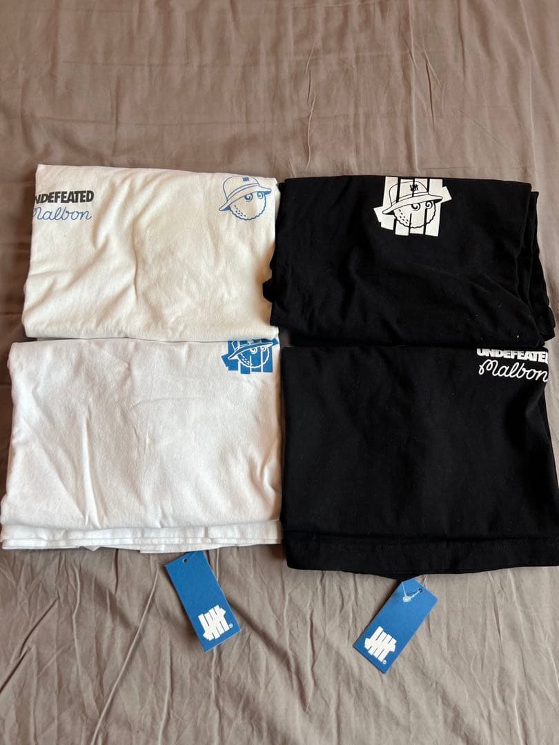MALBON GOLF × UNDEFEATED コラボTシャツ　4枚セット　M