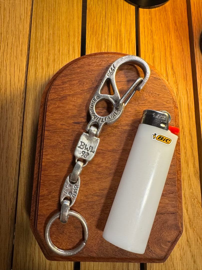 Bill Wall Leather オールドクリップキーチェーン　シルバー
