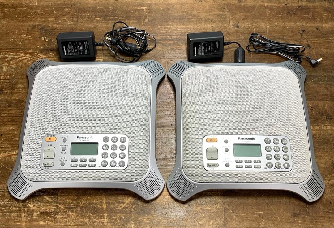 パナソニック IP音声会議ホン KX-NT700N 2台セット 電話会議