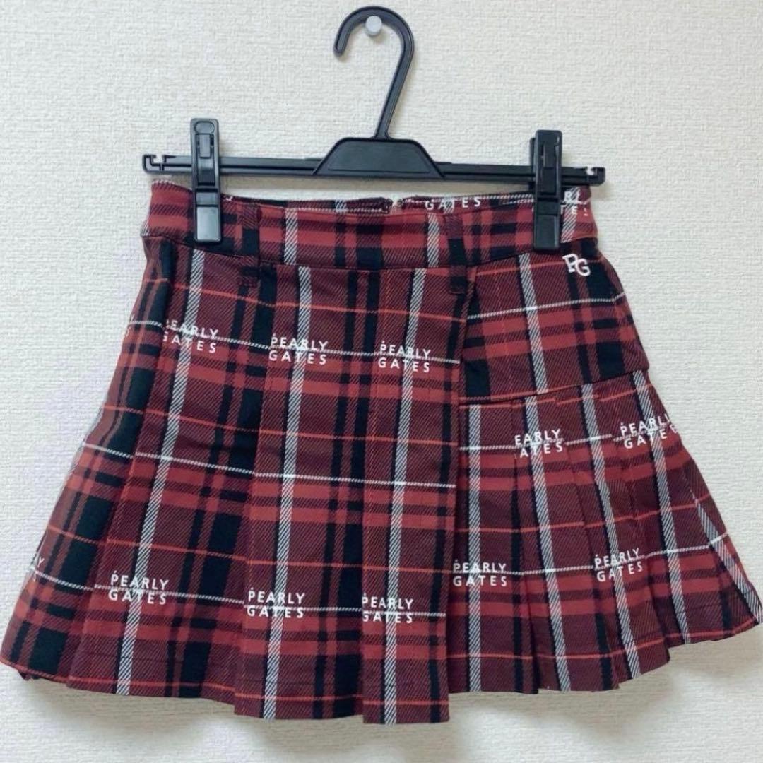 パーリーゲイツ チェック　スカート