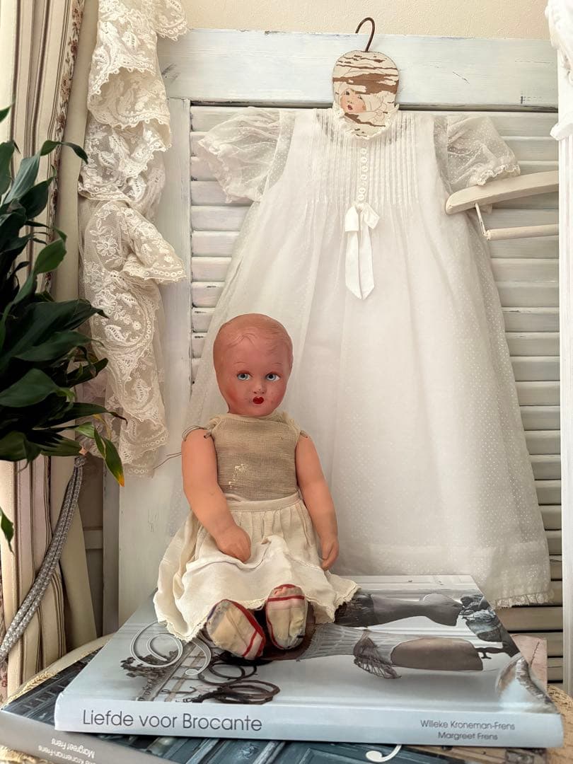 フランスアンティーク ドール パピエマシェ ビスク アンティークベア ブロカント