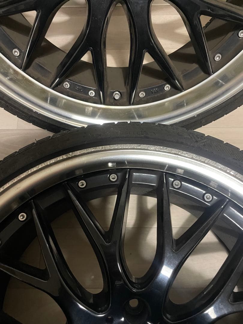 LOXARNY 20インチ タイヤホイール ４本セット 黒メッシュ。