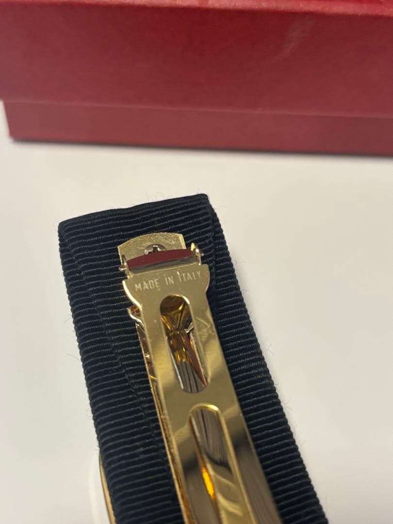 Salvatore Ferragamo 黒リボンヘアアクセサリー