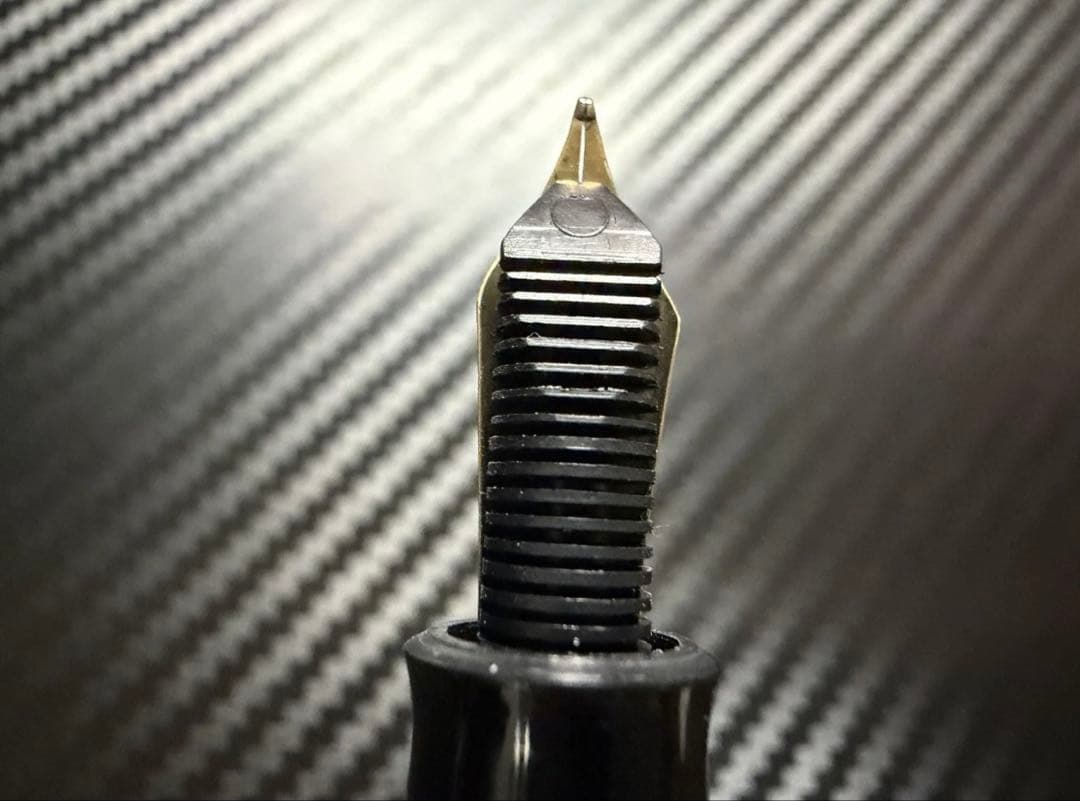 極美品 ペリカン 400 緑縞 F 細字 万年筆