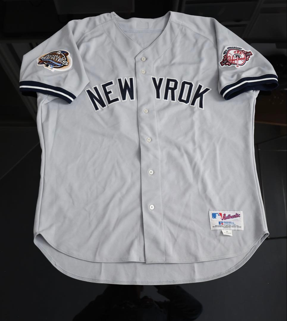 松井秀喜 ヤンキース 2003年 プロカットロードジャージ 誤植あり レア