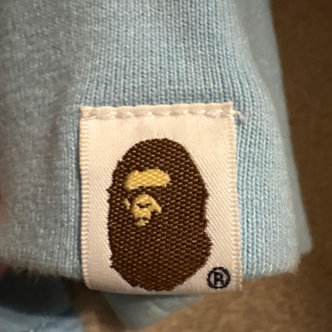 A Bathing Ape サックスブルー スウェットLサイズ
