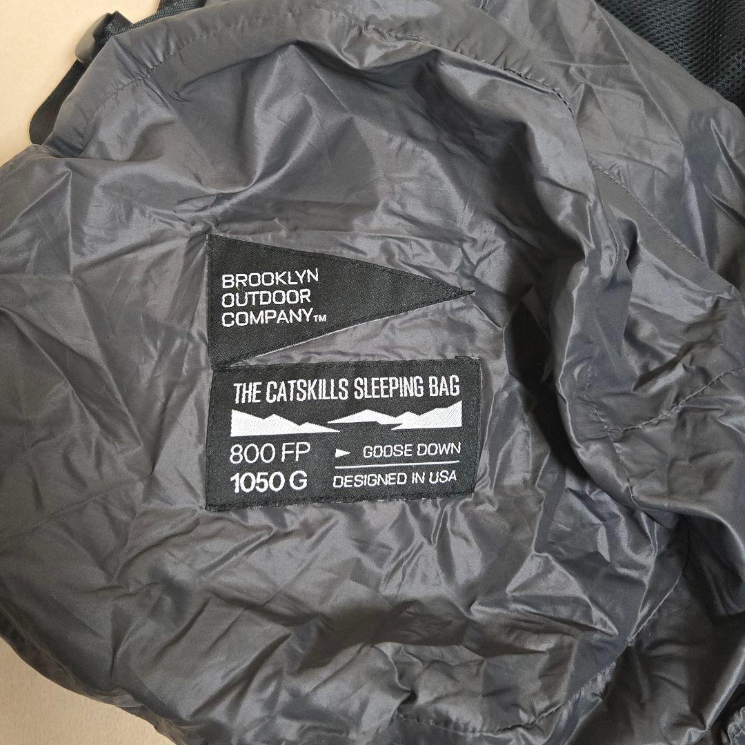 【未使用】ブルックリンアウトドアカンパニー グースダウンシュラフ 1050G