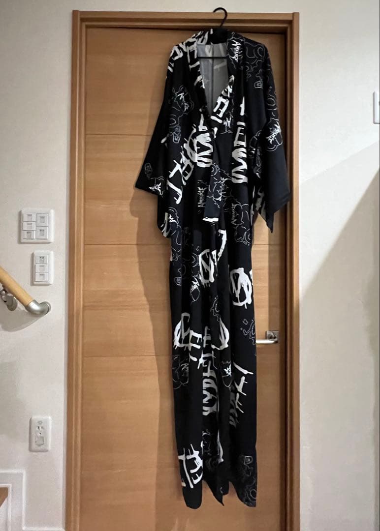 Amilig MELT Bear総柄浴衣 浴衣ドレス 地雷系 レディース メンズ