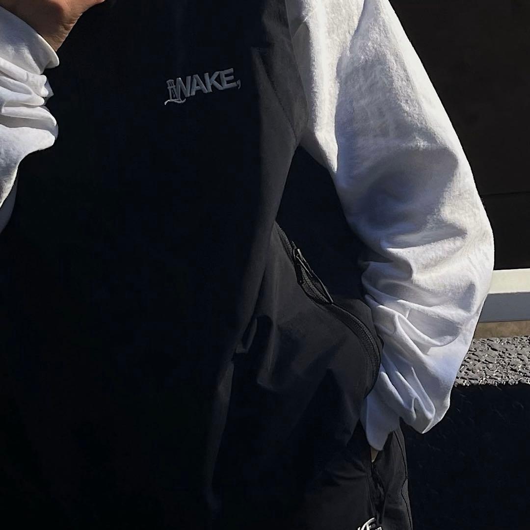 ジャケット・アウター WAKE 3LAYER Nylon Vest WK NAVY L