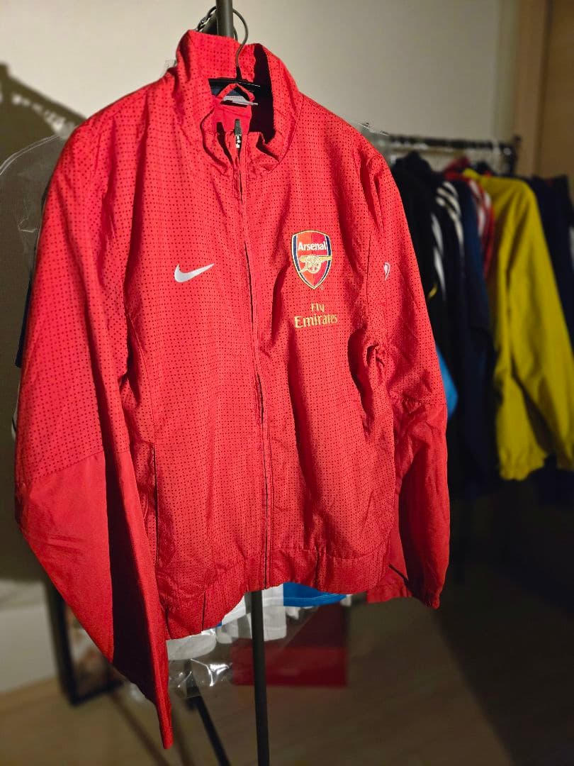 -週末特別セール中-【希少】 2009-10 アーセナル プレマッチジャケット