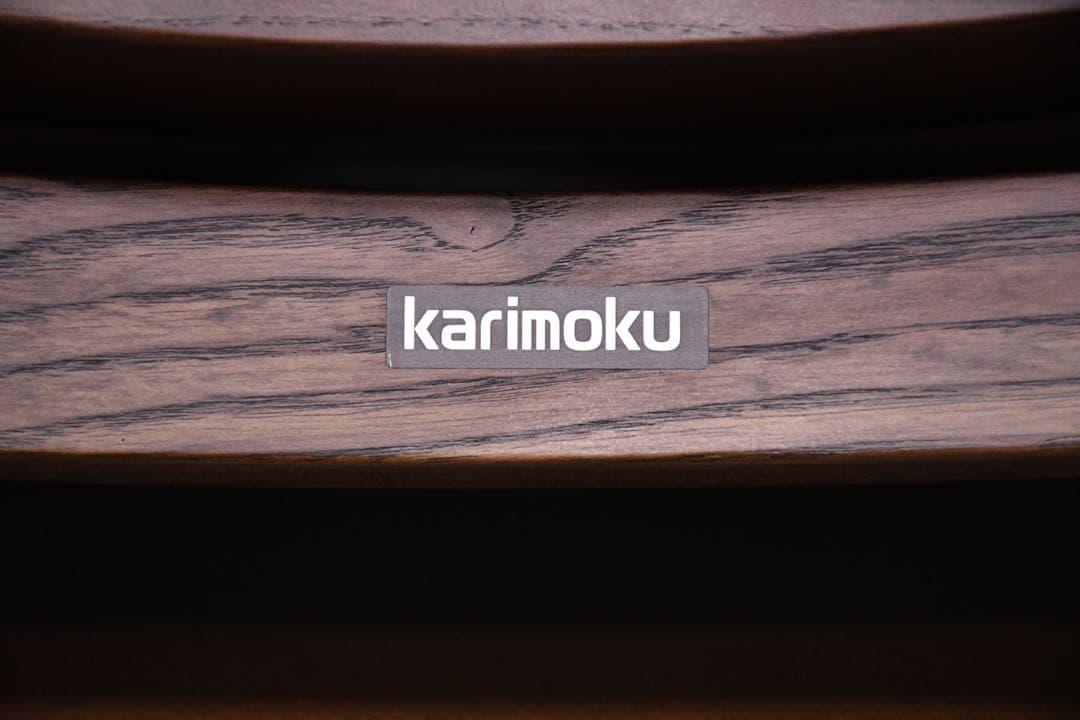 EBK22 展示品 カリモク 木組シリーズ 座椅子 CN5017 回転ベース