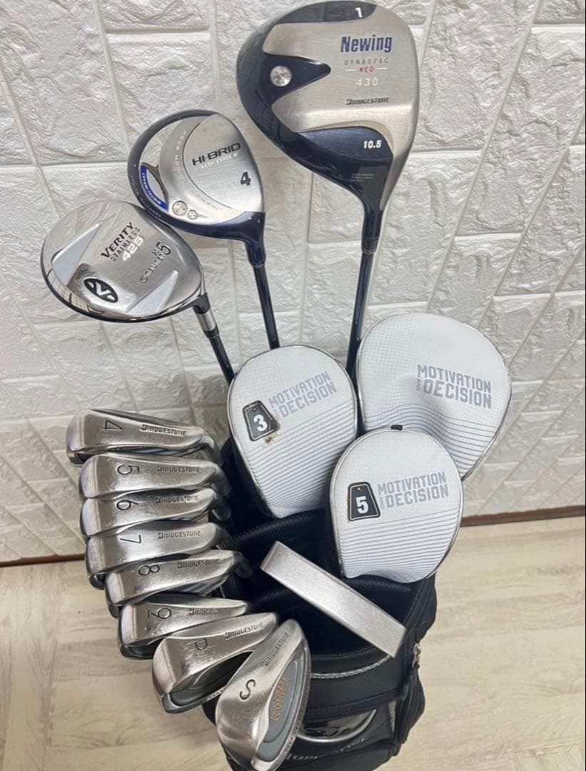 初心者おすすめ ゴルフクラブセット メンズ ブリヂストン キャディバック付